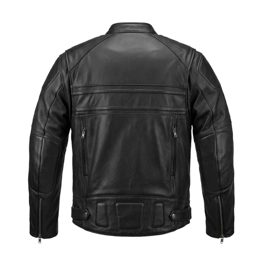 Grizzly - Men's Ultra Leather Motorcycle Jacket