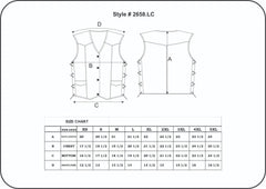 2658.LC - LADIES PREMIUM LEATHER VEST