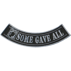 Hot Leathers Some Gave All 4” X 1” Bottom Rocker Patch