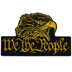 Hot Leathers We The People Eagle 10" Patch