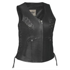 Rebel Lace - Ladies Premium Leather Vest