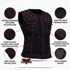 Rose Phantom - Women's Mesh Vest