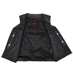 Biker Babe Women's Studded Leather Motorcycle Vest