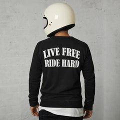 Live Free Ride Hard - Men's Long Sleeve Biker Tee