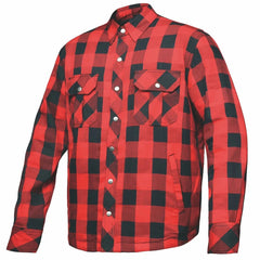 Lumberjack - Mens Black & Red Armored Flannel