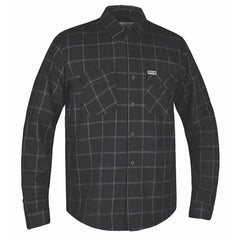 TW217.00 - MENS BLACK AND WHITE FLANNEL SHIRT