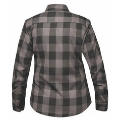 TW255.20 - Ladies Black and Gray Flannel Shirt