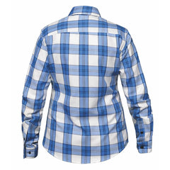 TW262.00 - Ladies Blue and White Flannel Shirt