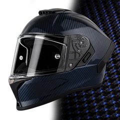 D.O.T. & ECE Daytona Viper- Blue Carbon Fiber