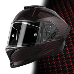 D.O.T. & ECE Daytona Viper- Red Carbon Fiber