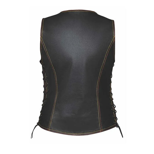 Ember - Women's Motorcycle Leather Vest