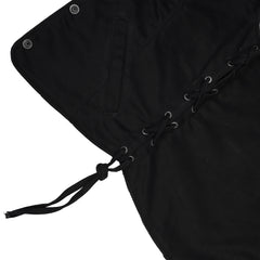 Women's Denim Longer Body ¾ Vest - Side Laces