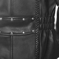 FIL103MNZ-Allure Women's Motorcycle Leather Jacket