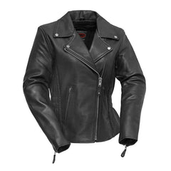 FIL103MNZ-Allure Women's Motorcycle Leather Jacket