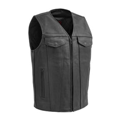 FIM617CSL-Badlands Men's Motorcycle Leather Vest
