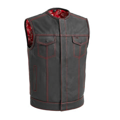 FIM636CDM-Bandit Men's Leather Motorcycle Vest