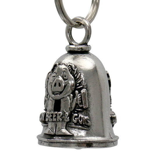 Milwaukee Leather MLB9021 'Biker Boobs - Beer Babes' Motorcycle Good Luck Bell | Key Chain Accessory for Bikers