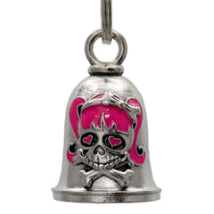 Milwaukee Leather MLB9021 'Biker Boobs - Beer Babes' Motorcycle Good Luck Bell | Key Chain Accessory for Bikers