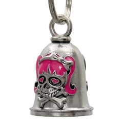 Milwaukee Leather MLB9021 'Biker Boobs - Beer Babes' Motorcycle Good Luck Bell | Key Chain Accessory for Bikers
