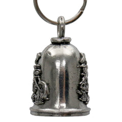 Milwaukee Leather MLB9021 'Biker Boobs - Beer Babes' Motorcycle Good Luck Bell | Key Chain Accessory for Bikers