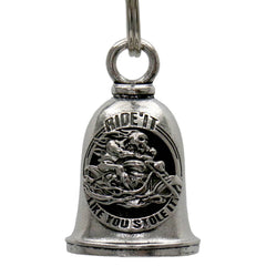 Milwaukee Leather MLB9021 'Biker Boobs - Beer Babes' Motorcycle Good Luck Bell | Key Chain Accessory for Bikers