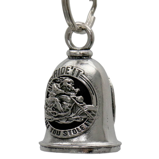 Milwaukee Leather MLB9021 'Biker Boobs - Beer Babes' Motorcycle Good Luck Bell | Key Chain Accessory for Bikers