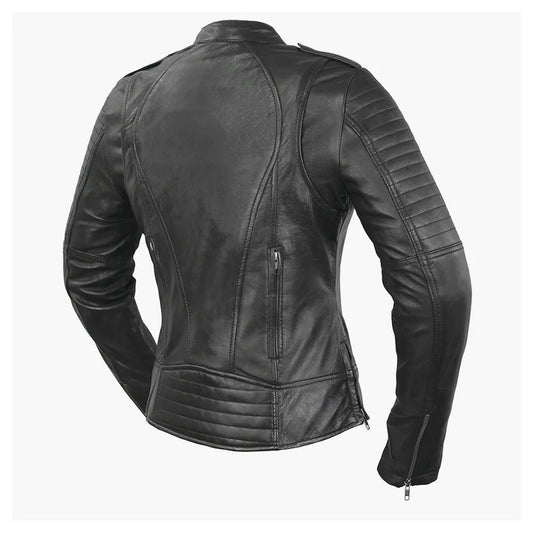 FIL104CHMZ-Biker - Women's Motorcycle Leather Jacket