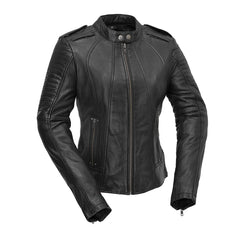 FIL104CHMZ-Biker - Women's Motorcycle Leather Jacket