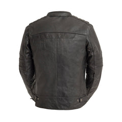 FIM286CDMZ-BLK-BiTurbo - Men's Leather Motorcycle Jacket