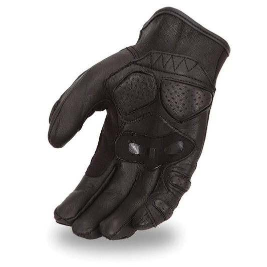 FI151GL-Blitz Men's Leather Motorcycle Gloves