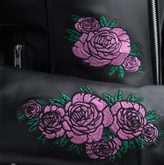 FIL197SDMZ-Bloom - Women's Motorcycle Leather Jacket