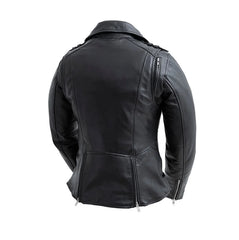 FIL197SDMZ-Bloom - Women's Motorcycle Leather Jacket