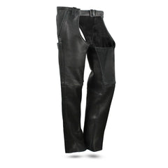 FIM841CPM-Bully - Unisex Leather Motorcycle Chaps