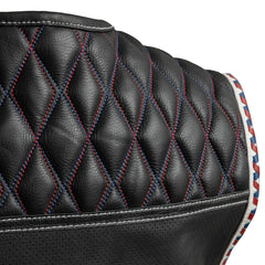 M017PERF-BLK-Captain Perforated Men's Motorcycle Leather Vest