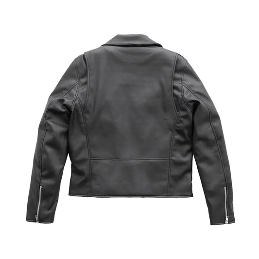 BH-J03-BLK-Cassandra - Women's Vegan Leather Motorcycle Jacket