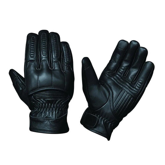 BraceControl - Men's Leather Motorcycle Gloves