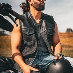 Hybrid white - Mens Hybrid Club Vest