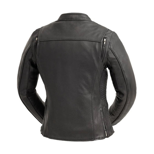 FIL152CDMZ-Cyclone - Women's Motorcycle Leather Jacket