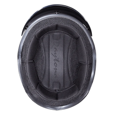 CD1-A D.O.T. Daytona Skull Cap Jr.- Hi-Gloss Black
