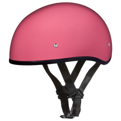D1-ANS D.O.T. DAYTONA SKULL CAP W/O VISOR - HI-GLOSS BLACK