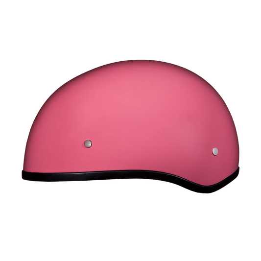 D1-ANS D.O.T. DAYTONA SKULL CAP W/O VISOR - HI-GLOSS BLACK