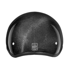 D2-G D.O.T. Daytona Skull Cap- Grey Carbon Fiber