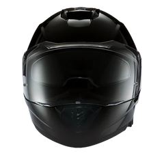 DE1-A Daytona Detour Full Face Motorcycle Helmet - DOT Certified, Dual Visor, Street Bike Helmet, Men/Women/Youth - Hi-Gloss Black