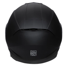 DE1-B Daytona Detour Full Face Motorcycle Helmet - DOT Certified, Dual Visor, Street Bike Helmet, Men/Women/Youth - Dull Black