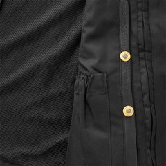 FIM644CPM-Deadwood Men's Motorcycle Western Style Leather Vest