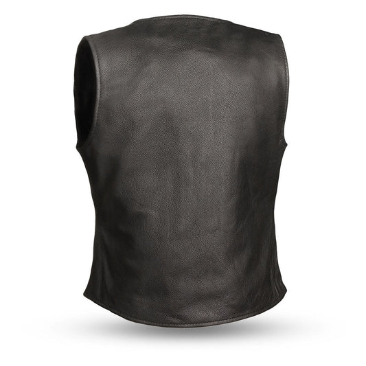 FIL565RCSL-Derringer Women's Motorcycle Leather Vest