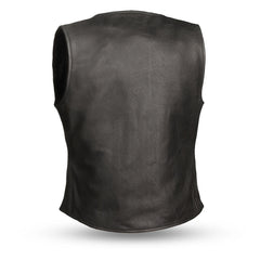 FIL565RCSL-Derringer Women's Motorcycle Leather Vest