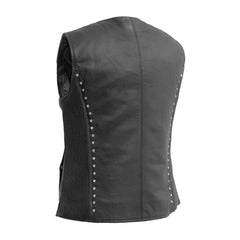 FIL587CDMZ-Diana - Women's Motorcycle Leather Vest