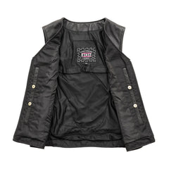 FIL587CDMZ-Diana - Women's Motorcycle Leather Vest
