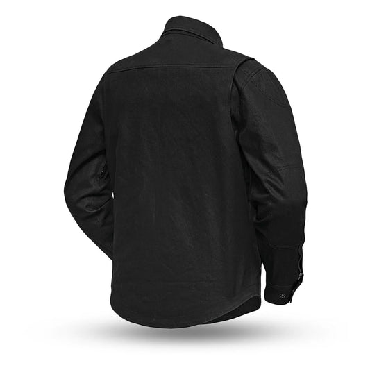 FIM423DM-Equalizer Men's Motorcycle Denim Shirt